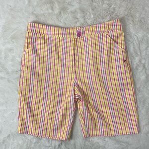 Golf America plaid golf shorts